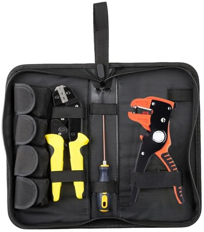 4-in-1-Multifunktions-Drahtcrimper-Set, Technisches Ratschen-Terminal-Crimpzange, Drahtcrimper, Schraubendreher, Handwerkzeug-Sets PräZises Crimpen(Style 4)