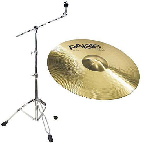 Paiste 101 16 Crash Becken + keepdrum Galgen-Beckenständer
