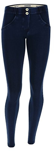 Pantalone WR.UP® Superskinny Vita e Lunghezza Regular in Jersey Denim Scuro