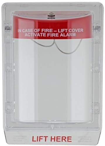Safety Technology International STI-1100 Stopper II with Horn, Flush Mount, Protective Polycarbonate Cover (2 Pack)