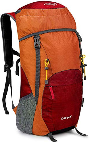 G4Free 40L Faltbarer Rucksack, Wanderrucksäcke Ultraleicht