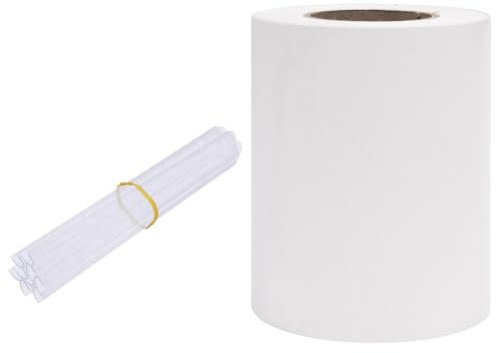 vidaXL Panel de Valla Jardín Patio Exterior Barrera Cercado Rollo Pantalla Privacidad Decorativa Cerca Tira Duradero de PVC Blanco 70x0,19 m