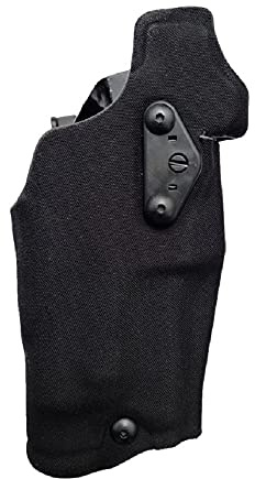 SAFARILAND® 6354DOMS19-Light/RDS ALS Holsterkorpus QLS-Gabel MS19, STX/Cordura® / schwarz, re, G17,22 (Gen 3-4) +M3, TLR-1, SF X200/X300U + Dr. Optic Red Dot