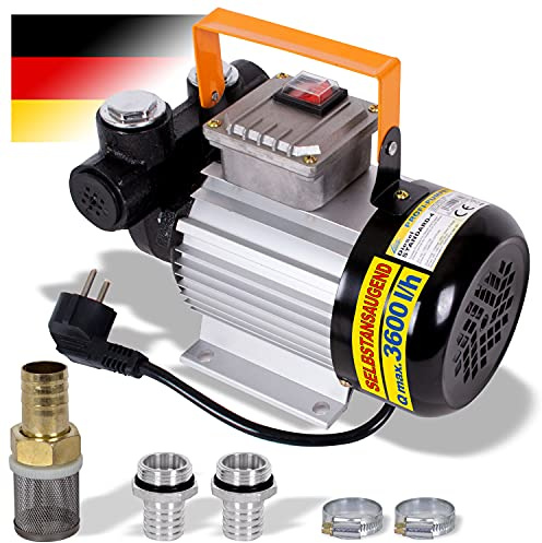 Dieselpumpe Heizölpumpe Kraftstoffpumpe Biodiesel Elektro Fasspumpe Ölpumpe Kraftstoffpumpe Bio-Diesel Pumpe (Pumpe STANDARD - 230V)