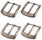 4 Stück Gürtelschnalle Herren,40mm (1.6) Einzackige Gürtelschnal le,Heavy Duty Zinklegierung Gürtelschnall e,Gürtelschnall en Zum Wechseln für Gürtelschnal len für Männer und Frauen (2 Farben)