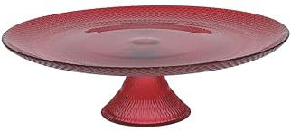 Tognana Passion, Servierplatte 28 cm, Glas, rot