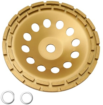 Rueda de molienda de 230 mm, discos de amoladora angular de copa de diamante para hormigón, mármol, granito, piedra natural, cemento, para moler, pulir, limpiar, superficie