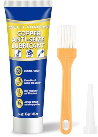 AstraVox Kupferpaste, Wasserfestes Kupferpaste Für Bremsen Für Automobilanwendungen, Zündkerzen Und Bremsbeläge, Effektive Schmierung, Verhindert Festfressen, Schützt Vor Verschleiß Und Korrosion