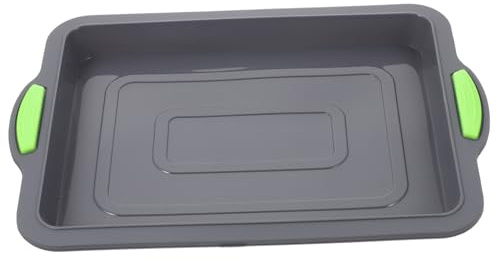 TOYANDONA Teglia in Silicone Antiaderente Resistente al Calore, Stampo Multifunzione per Dolci e Pane, Formato Piccolo Portatile, Sicuro Bordi Lisci, Adatta a Principianti e Pasticceria Domestica