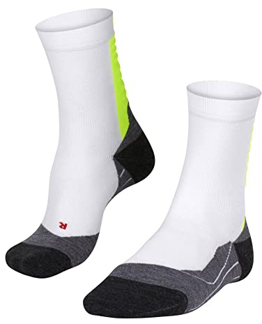 FALKE herr Löparstrumpor Achilles M So funktionellt garn skyddar senan 1 par, Vit White-Lightning 2021, 42-43
