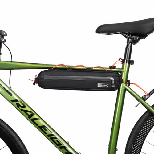 RZAHUAHU Fahrrad Rahmentasche Triangle Bag Rahmentasche Dreieckstasche - 1,2L Volumen - Fahrradtasche für MTB, Rennräder Wasserabweisende Werkzeugtasche (34cm)