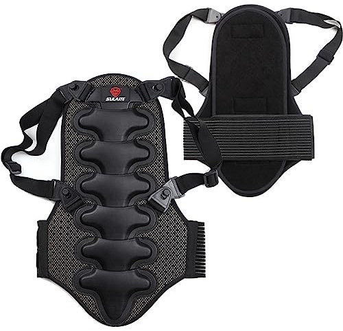 Xistuoz Rückenprotektor für Erwachsene, für Motorrad, Ski, Snowboard, S-XL