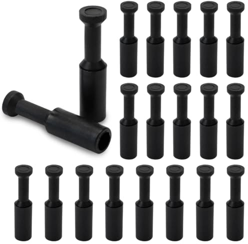 Bwintech 20 Stück 8mm Schlauch AD Push to Connect Pneumatik PBT Harz Stecker Fitting (PP8)