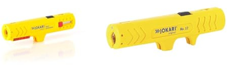 JOKARI T30150 Vielzweckabisoliermesser Nr.15 Kabel-D.8-13mm Litzen-D.0,2-4, 30150 & T30120 Universal Entmanteler Nr. 12, 30120