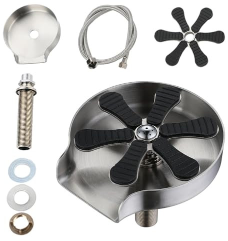 Generisch Lavastoviglie per lavello, in per lavello, per lavabo, in acciaio inox, per lavelli da cucina, lavastoviglie per tazze in metallo, lavastoviglie per lavelli da cucina