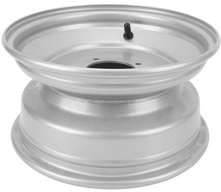Llanta de Rueda Delantera ATV 21X710, Aleación de Metal de 10 Pulgadas, Agarre Mejorado, Aspecto Elegante, Llanta ATV Go Kart Quad Dirt Bike, Cortacésped