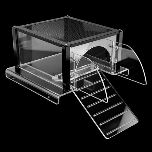 Schildkrötenaufsatz, Sonnenplattform für Wasserschildkröten, Passendes Aquarium Breite 25-34cm, Schildkröten Terrarium, Schildkrötenhaus, Turtle Dock Ruheplatz, Wasserschildkröten Aquarium Zubehör