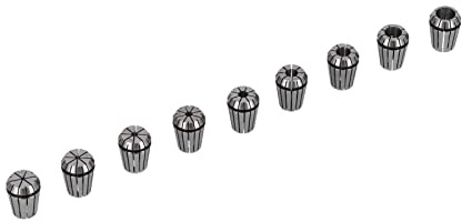 Federspannzange, ER25 Federklemmen-Set, Hochfestes Federspannzangen-Spannzangen-Set, für die Bearbeitung von Werkzeugen aus Kohlenstoffstahl, 3D-Drucker (YWBL-WHmq2hp9zb70-11)