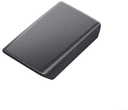 Oniissy Carbon Grain Armrest Cover For Tesla For Model 3 For Model Y Highland​ 2025 Car Interior Accessory Carbon Fiber Look Armrest(Matte)