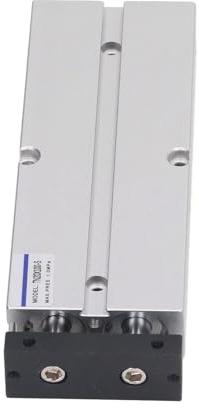 Akozon Doppeltwirkender Zylinder, Aluminiumlegierung, 20 Mm Durchmesser, 100 Mm Hub, Doppelzylinder mit Starker Tragfähigkeit – Pneumatische Ausrüstung