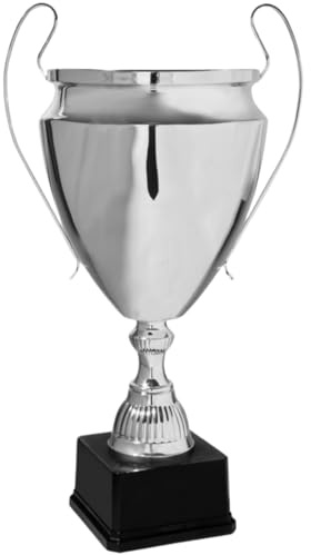 Hole Gadget Coppa Trofeo Personalizzabile con Manici Champions League Calcio, Fantacalcio, Tennis, Padel, Basket Premiazioni Sportive ed Eventi con Targhetta Personalizzata cod 1.181