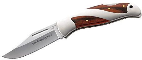 Herbertz Taschenmesser, AISI 420, Pakkaholz, Geschenkbox