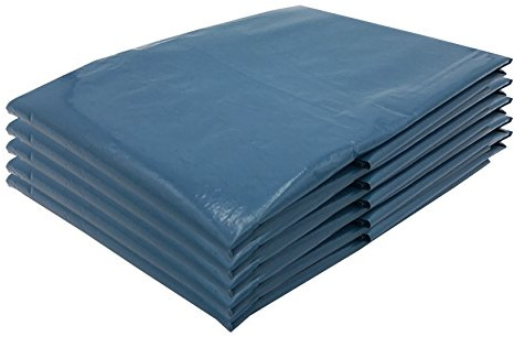VARIOSAN Müllsäcke 11664, 240 L, extra stark, 5 Stück, 90 µ, Typ 100, blau