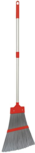 Nespoli Escoba de Jardín con Mango de Aluminio Telescópico, para Exterior