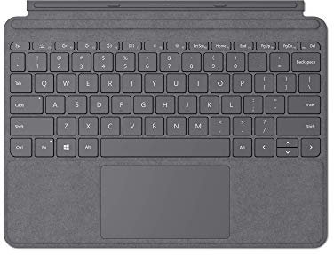 Microsoft Surface Go Signature Type Cover Platin Grau (Deutsches Tastaturlayout)