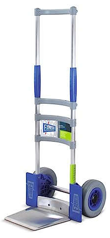 Vollmontierte EXPRESSO Alu Sackkarre klappbar AE25129145 / 75kg / pannensichere breite Räder/Schaufel L 24,5 x B 22 cm