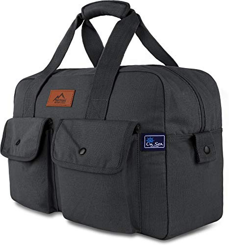 Canvas Seesack Universal Tasche aus Reiner Baumwolle Svea-Anthrazit 40L