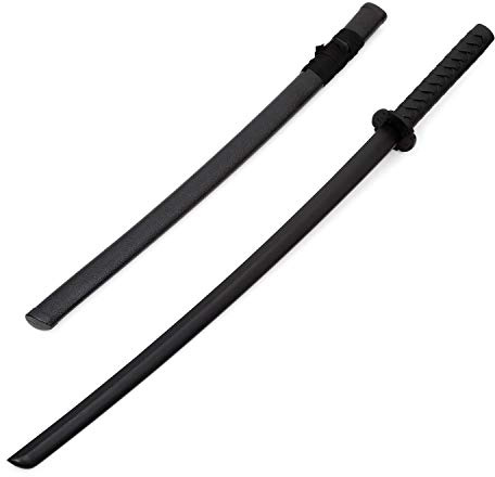 Playwell Martial Arts Niños Negro Polipropileno Bokken con Vaina - 34