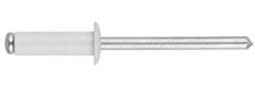Rivets 3,2X08,0 blanc RAL 9003 par 100