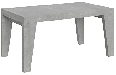 Itamoby, Tisch Naxy Ausziehbar Beton 90 x 160 ausziehbar 264