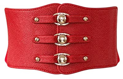 Diyafas Cintura Elastica da Donna Cinture Larga Corsetto Cinturino in Vita per Signora