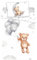 Jerry Fabrics Parure De Lit Bébé en Coton Ballons Et Ourson - 100 X 135 Cm