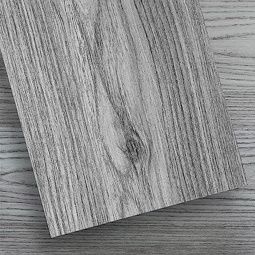 TIBBERS Suelo Vinílico Autoadhesivo, 12 Lamas de 15 x 91 cm (1,67 m²), PVC Impermeable y Recortable, Alta Adherencia, Imitación Madera, SMD006