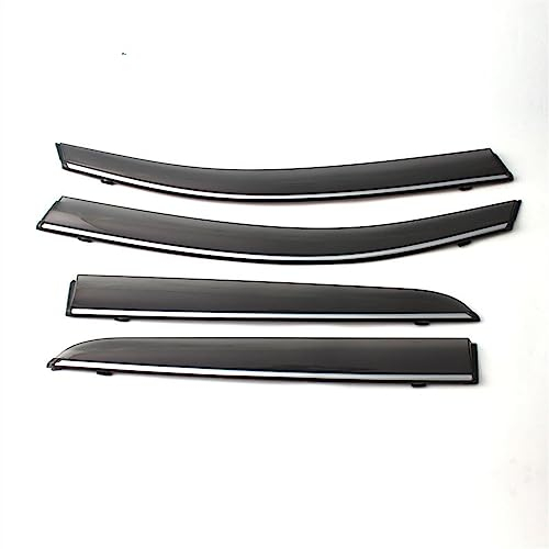 Auto Seitenfenster Visier Abweiser Seitenfensterabweiser Für Ford Für Fiesta Limousine 2010 2011 2012 2013 2014 2015 2016 2017 2018 Rauchfenster-Visiere Wetterschutz Windabweiser