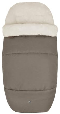 Maxi-Cosi kuschelig weicher 2-in-1 Fußsack, geeignet für alle Maxi-Cosi Kinderwagen, auch als Sitzpolster verwendbar, ab der Geburt bis ca. 3,5 Jahre, Eco Care Stoffe, Twillic Truffle