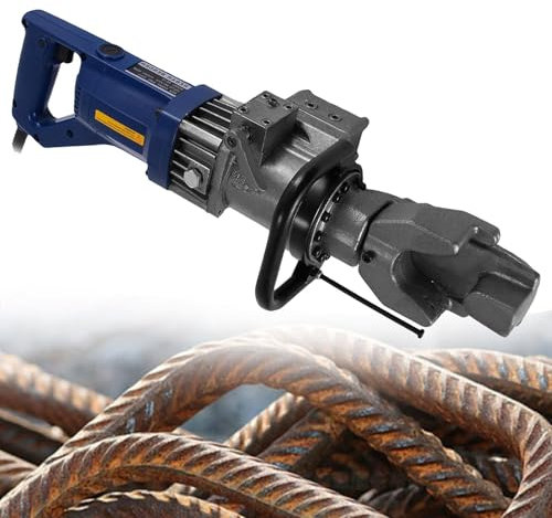 Plieuse Hydraulique pour Barres d'acier, Plieuse électrique pour Barres D'armature De Diamètre 4 à 22 mm, Angle Pliage 0 à 130 Degrés, Acier Rond, Vis, Acier Au Carbone Moyen,20mm