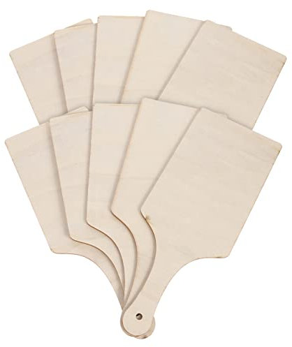 Operitacx 10pcs DIY Wooden Cutting Board Unfinished Wood Craft Chopping Board for Kitchen Home Decor Lightweight and Easy to Handle for DIY Projects and Food Serving