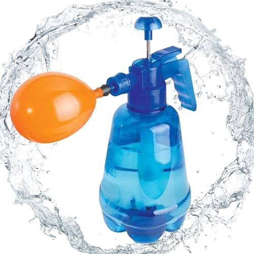 Wasserballon-Füller Set - Blitzschnelle Handpumpe mit 500 Luftballons - Perfekt für Kinder, Wasserschlachten & Spaß im Freienagbar, perfekt für Sommeraktivitäten. Es ist einfach mitzun!
