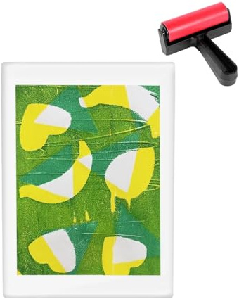 TAOZHUGONG Piastra di stampa in gel, 8 x 10 pollici, piastra in gel impermeabile, piastra di stampa riutilizzabile, piastre in gel per arte e artigianato, diario, decorazione per la casa (A)