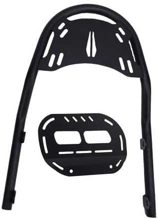 Ausla Pastilla de Equipaje Trasero de Motocicleta, Rejilla de Almacenamiento Negro de Metal con Extensión para CL250 CL300 CL500 2023-2025 para Viajes Más Largos y Uso Diario