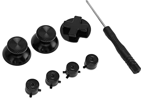 Tomantery Pro Gamepad Metallknappar Snygga DIY-ersättningsdelar för Handkontroll, Enkel Installation för Spelentusiaster