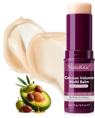 Calcium Multi Balm Stick, Bálsamo Multivitamínico con calcio, Calcio Volume Multi Bálsamo, Bálsamo Hidratante Antiarrugas, adecuado para los ojos, la cara, el cuello
