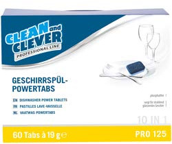 NEUTRAL 2137804 Geschirr-Powertabs 6 in1 - für alle Geschirrspülmaschinen, 60 Tabs