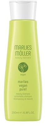 Marlies Möller Vegan Pure! Beauty Shampoo 200 ml – 100% veganes Shampoo – Mit Zitronengras- & Weißem Tee-Extrakt, Apfel-Stammzellen & Mandelöl – Für frisches, glänzendes Haar