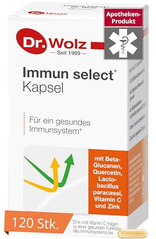 Dr. Wolz Immun select Kapseln zur Unterstützung des Immunsystems, 120 St. Kapseln