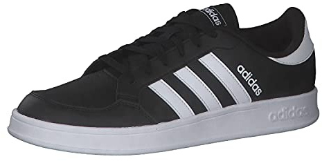 adidas Breaknet tennissko för män, Core svart moln vitt moln vit, 43 1/3 EU